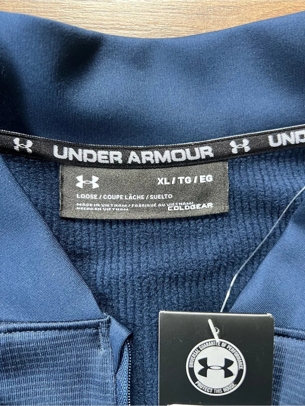 Under Armour Navy Half-Zip Performance Pullover